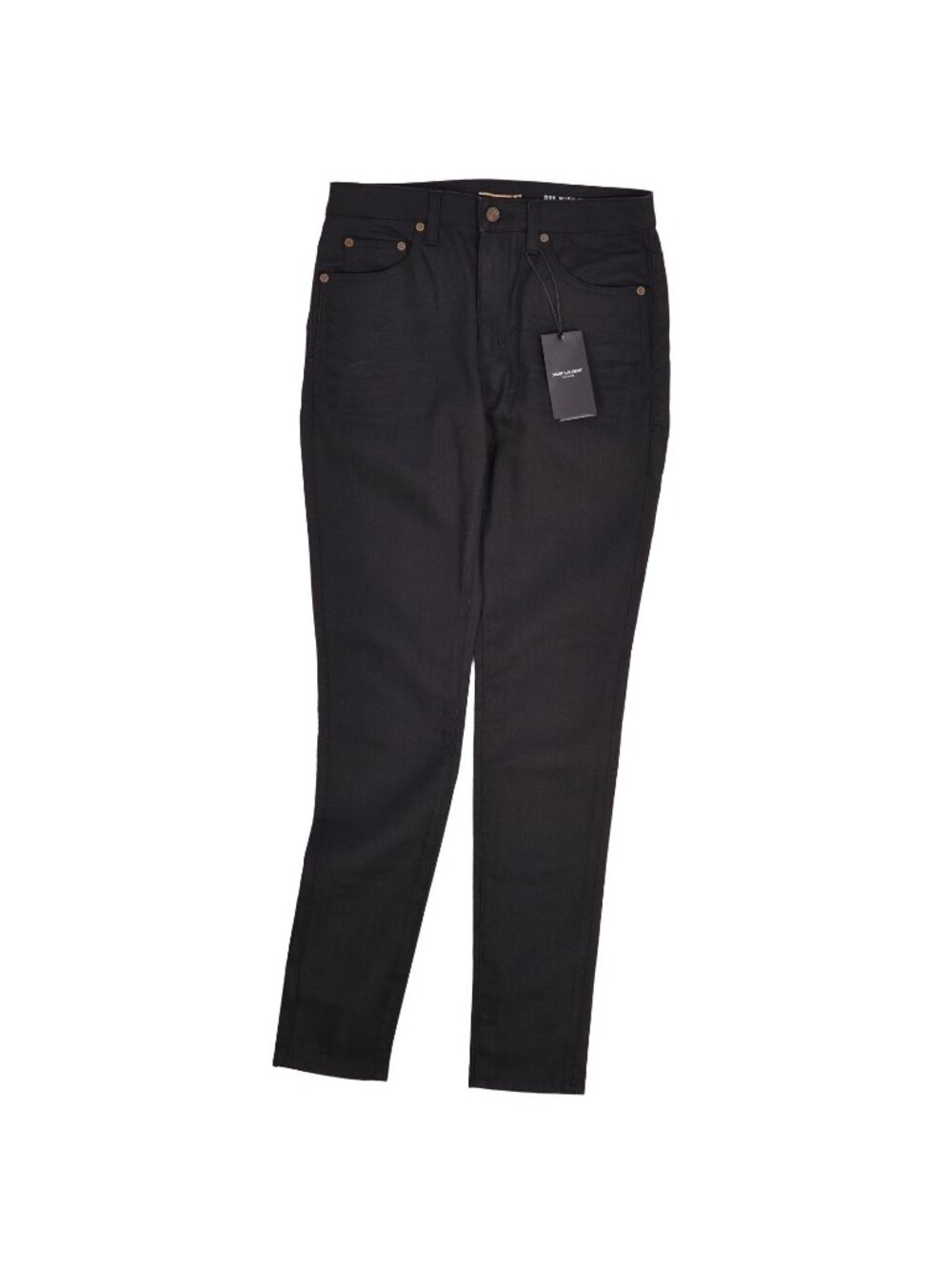 Saint Laurent Paris Pants Denim Black Skinny